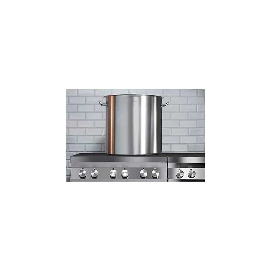 Royal Catering Cooking pot with lid, stainless steel, for induction cooker, 98 L – 5