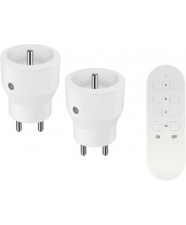 Orno Belaidžių MINI lizdų komplektas, valdomas 2+1 pulteliu, 2300W