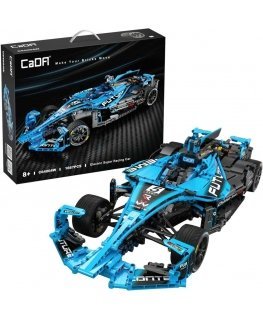 Klocki konstrukcyjne CaDA Duże auto rycssowe 60 cm Samochód sportowy Electric Super Racing Car Zydra rycssówka Chassis 1667 part
