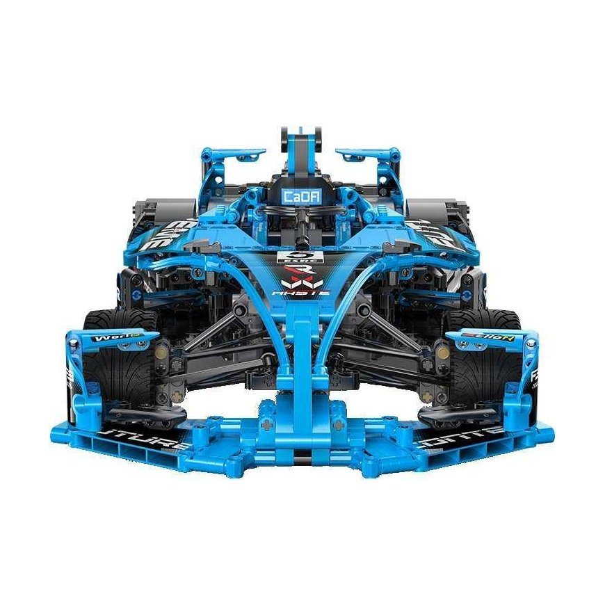 Klocki konstrukcyjne CaDA Duże auto rycssowe 60 cm Samochód sportowy Electric Super Racing Car Zydra rycssówka Chassis 1667 part – 5