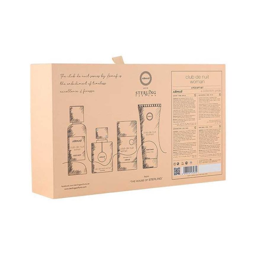 Armaf Club De Nuit Women Gift set EDP 30 ml, deo stick 75 g, hand cream 50 ml and hair spray 55 ml - 30 ml – 2