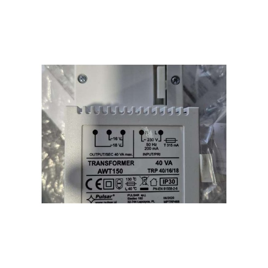 PULSAR Transformer PULSAR AWT050 TRP 20VA/16V/18V