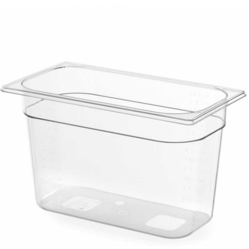 Hendi GN container, transparent, polycarbonate GN