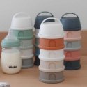BEABA 4-COMPARTMENT MILK POWDER DISPENSER AND SNACK BOX, TERRACOTTA BEABA 4-COMPARTMENT MILK POWDER DISPENSER AND SNACK BOX, TERRACOTTA