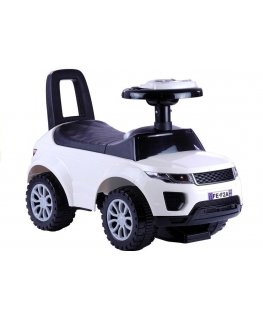 Lean Toys Children's push car 613W white with sound and light effects