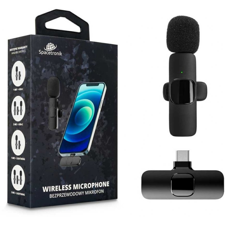 Spacetronik SPU-WM01C wireless USB-C microphone