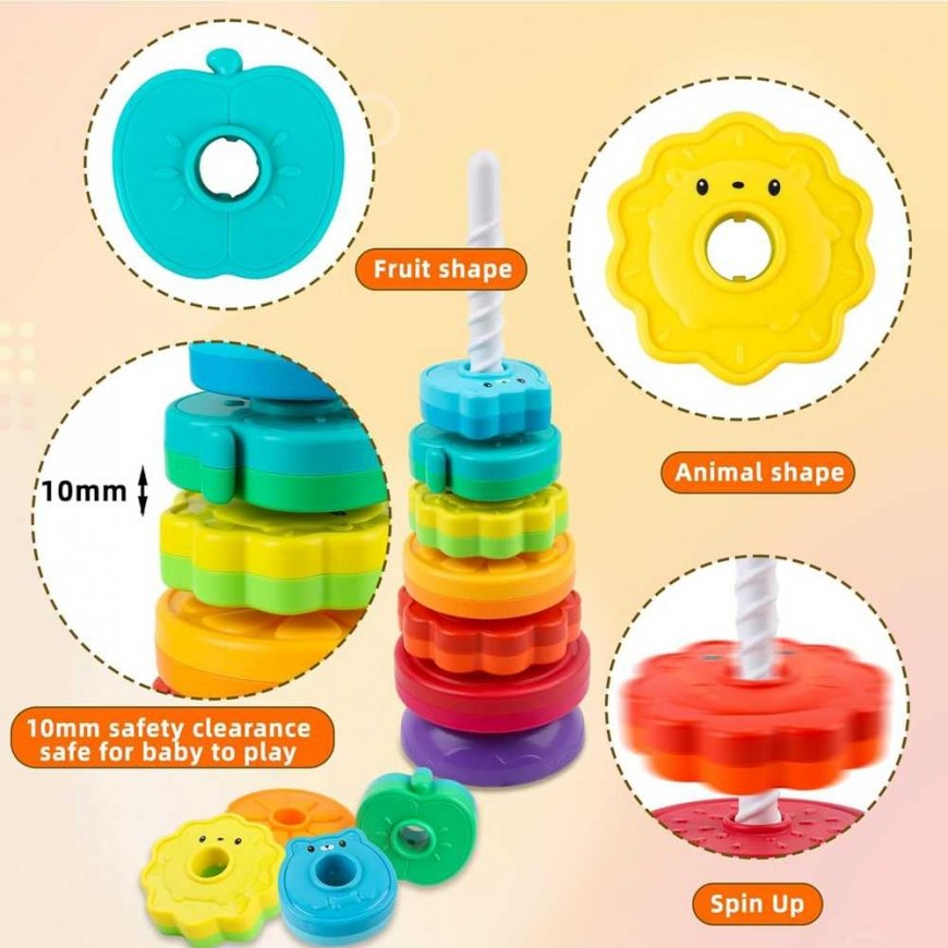 Whoopie Training Pyramid Linked Tower Animals – 3