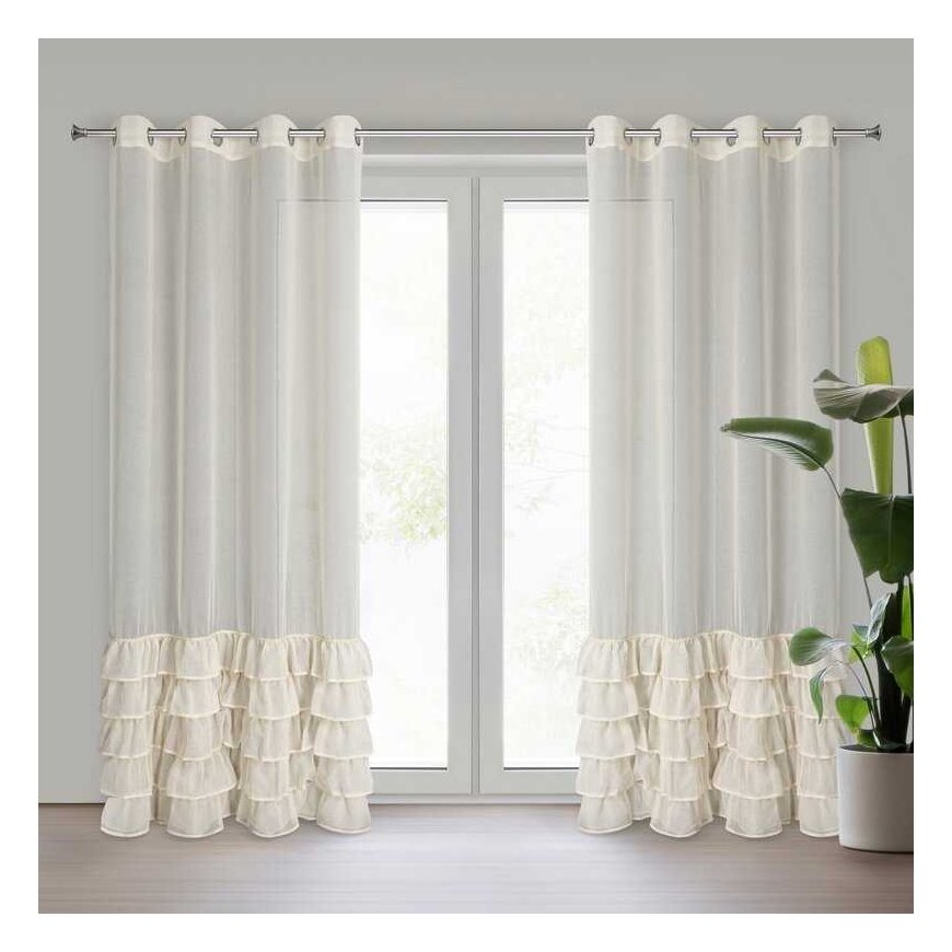 Eurofirany FIR/CARLI/BEIGE 140X250 PERDAVIMAS