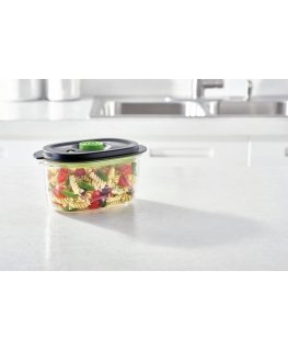FoodSaver FFC022X toidusäilitusnõu Ovaalne Karp 1,2 l Must, Läbipaistev 1 tk