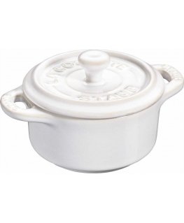 STAUB GIFT GIVING Mini cocotte round 200 ml, ivory