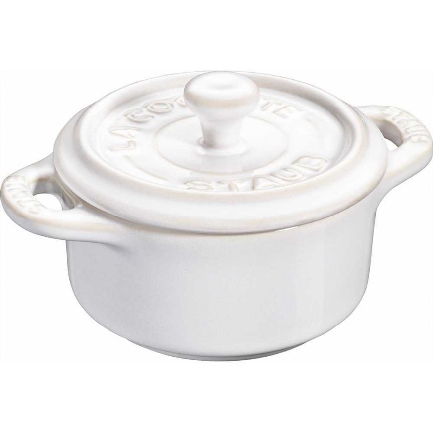 STAUB GIFT GIVING Mini cocotte round 200 ml, ivory