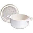 STAUB GIFT GIVING Mini cocotte round 200 ml, ivory STAUB GIFT GIVING Mini cocotte round 200 ml, ivory