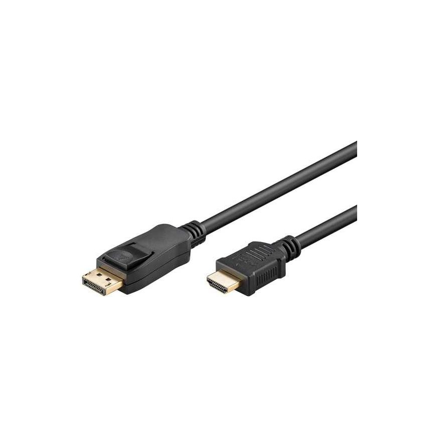 vaizdo kabelis displayport m - hdmi m, 2 m, juodas
