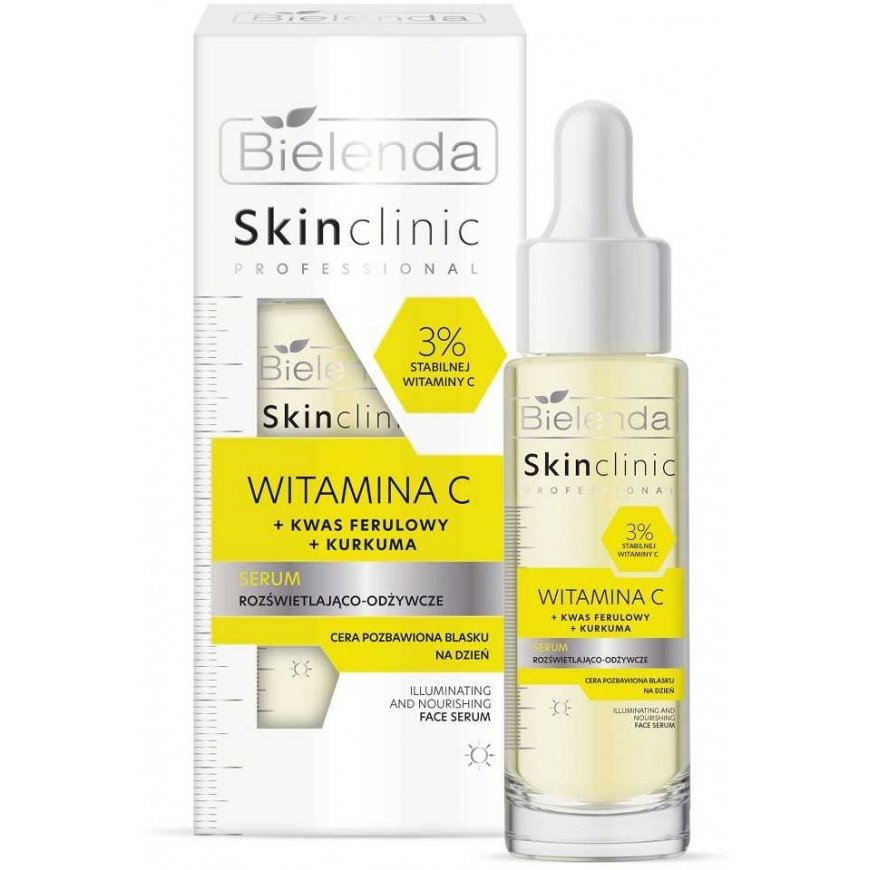 Bielenda Skin Clinic Professional vitamin C brightening and nourishing daily serum 30ml – 3