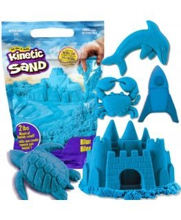Kinetic sand piasek kinetyczny żywe kolory blue 900g+