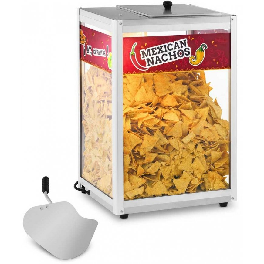 Royal Catering Warmer, heated display case for nachos, peanuts, popcorn + scoop – 2