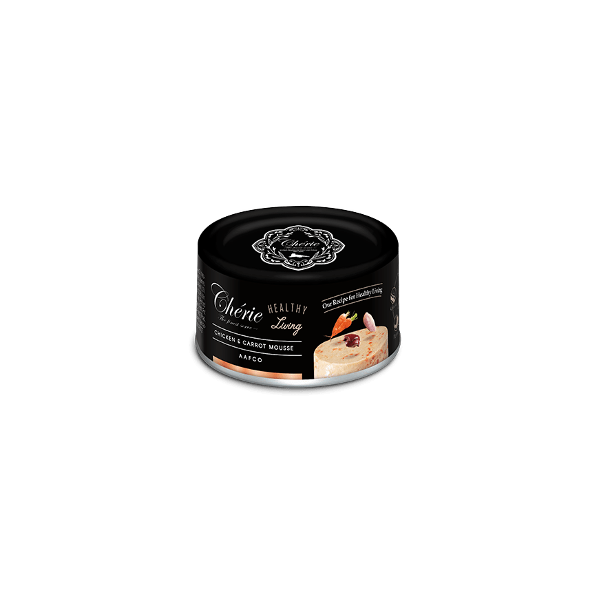 CHERIE Chicken and carrot mousse - wet cat food - 80g – 2