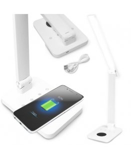 LED desk Lamp 10W, 3000|4500|6000K, induction charging, touch co
