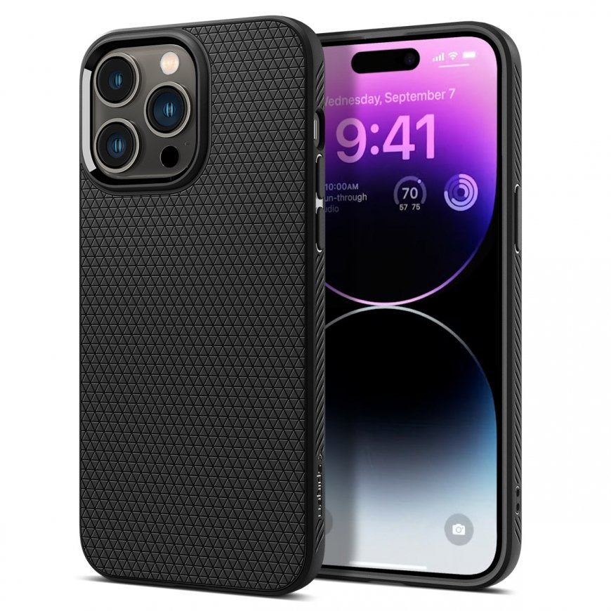 Spigen ACS04957 mobilo telefonu apvalks 15,5 cm (6.1") Aploksne Melns