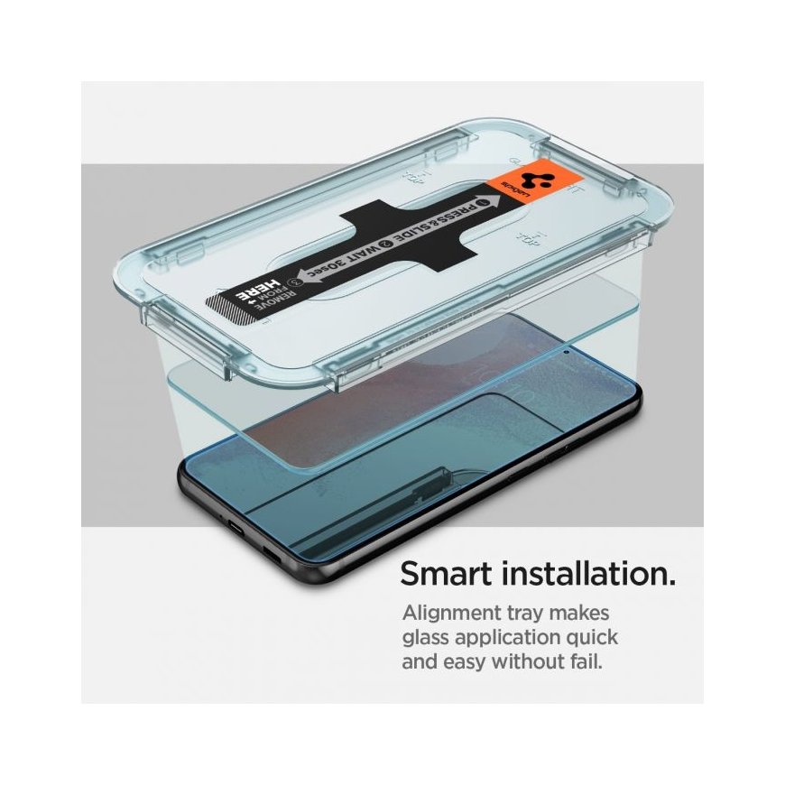 Spigen Glas.tR EZ Fit Selge ekraanikaitse Samsung 2 tk – 3
