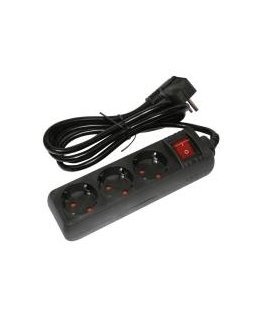 Pagarinātājs 3-vietīgs 3m a|z slēdzi pievadvads 3Gx1.5mm