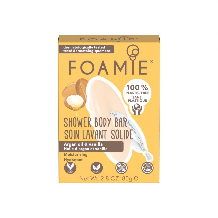 Foamie Shower Body Bar Argan Oil & Vanilla 80 g – 2