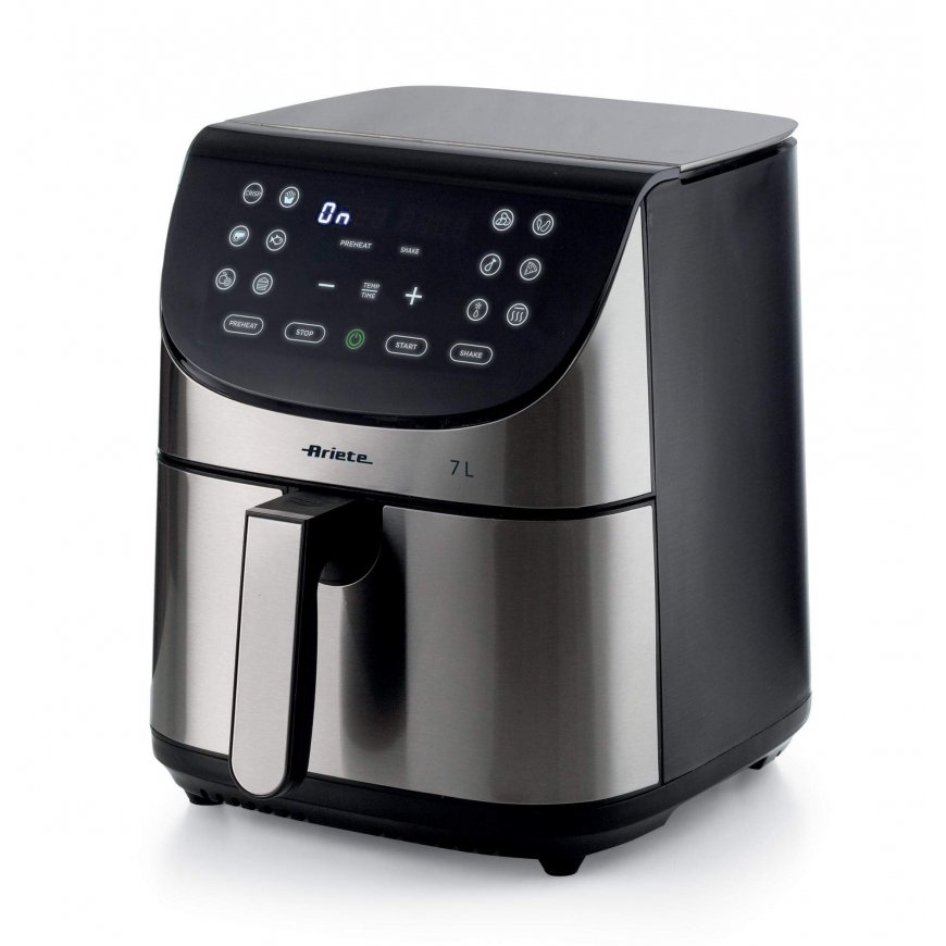 Ariete 4628/00 Viens 7 L Atsevišķs 1800 W Karstā gaisa fritētājs Nerūsējošs tērauds