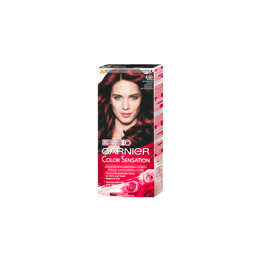 GARNIER_Color Sensation farba do włosów 4.60 Intensywna Ciemna Czerwień – 2
