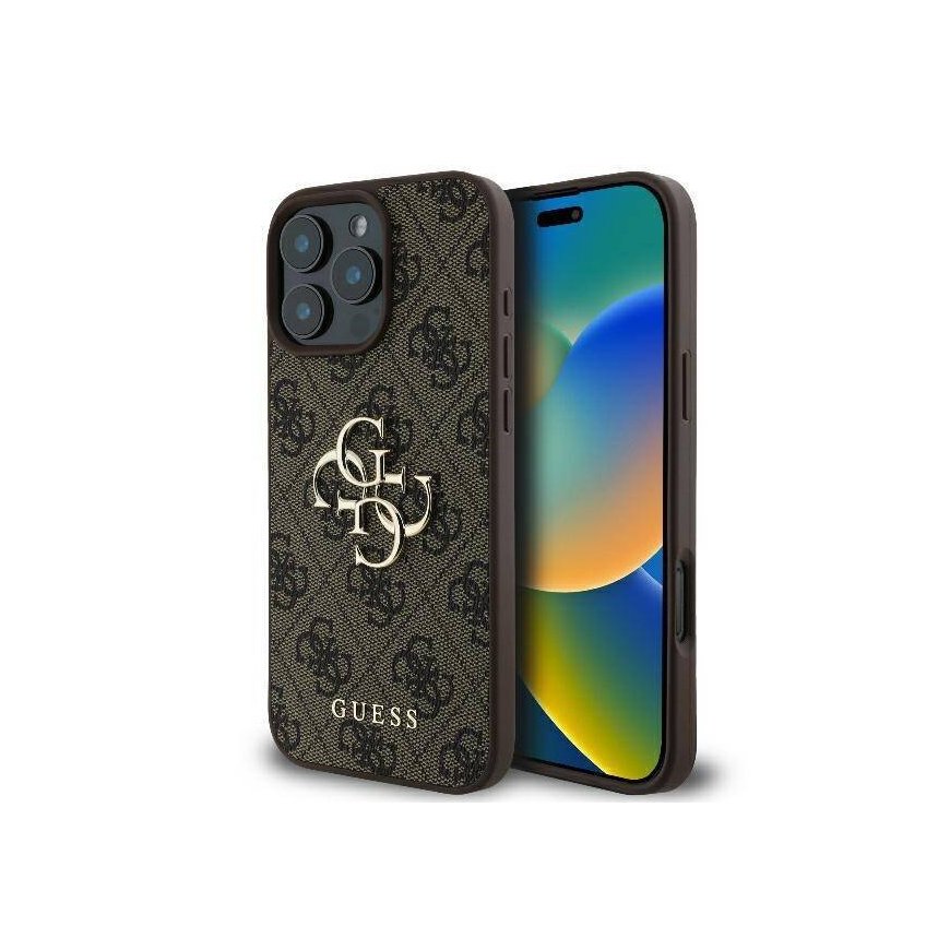 Guess GUHCP16X4GMGBR iPhone 16 Pro Max 6.9" brązowy|brown hardca