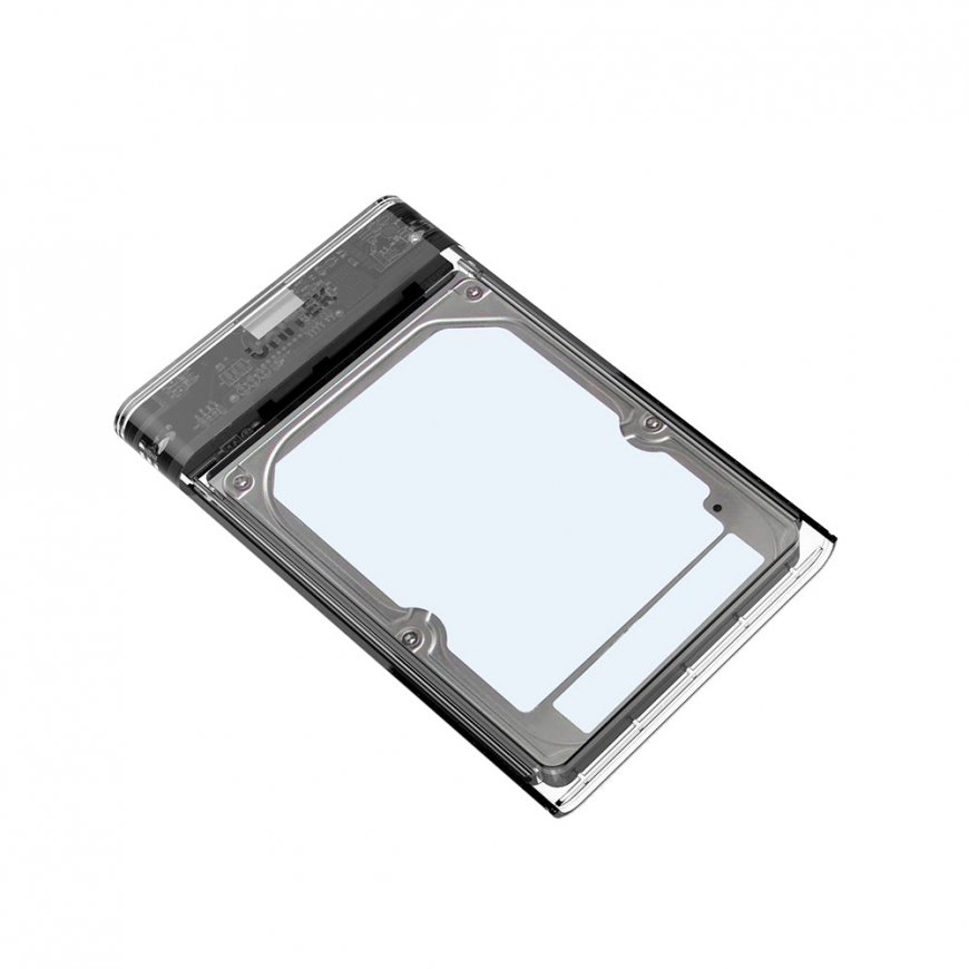 UNITEK S1103A saugojimo diskų korpusas HDD / SSD aptvaras Permatomas 2.5" – 5