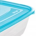 Set of food containers rectangular 2x3,3L Fredo "Fresh" transpar Set of food containers rectangular 2x3,3L Fredo "Fresh" transpar