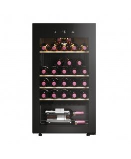 Haier Wine Bank 50 Serie 3 HWS34GGH1 Kompressoriga veinikülmik Eraldiseisev Must 34 pudel(id)