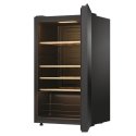 Haier Wine Bank 50 Serie 3 HWS34GGH1 Компрессорный винный шкаф Отдельно стоящий Черный 34 бутылка(и)