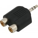 Blow Skirstytuvas 3.5ST PLUG-2RCA SOCKET Blow Skirstytuvas 3.5ST PLUG-2RCA SOCKET