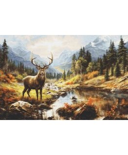 luca S Suskaičiuotas siuvinėjimo kryželiu rinkinys „Gamtos didybė“ 42 x 28 cm SG621