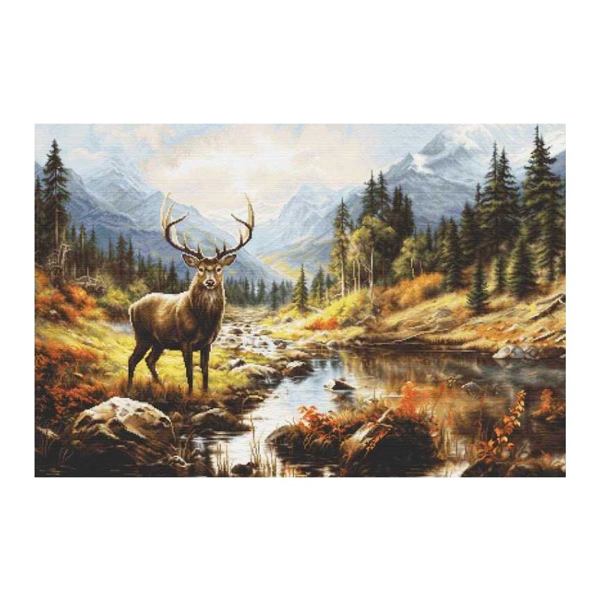 luca S Counted Cross Stitch Kit "Majesty of Nature" 42 x 28 cm SG621