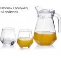 Mondex ADEL Komplet dzbanek i 6 szklanek 1,4L 6x330ml