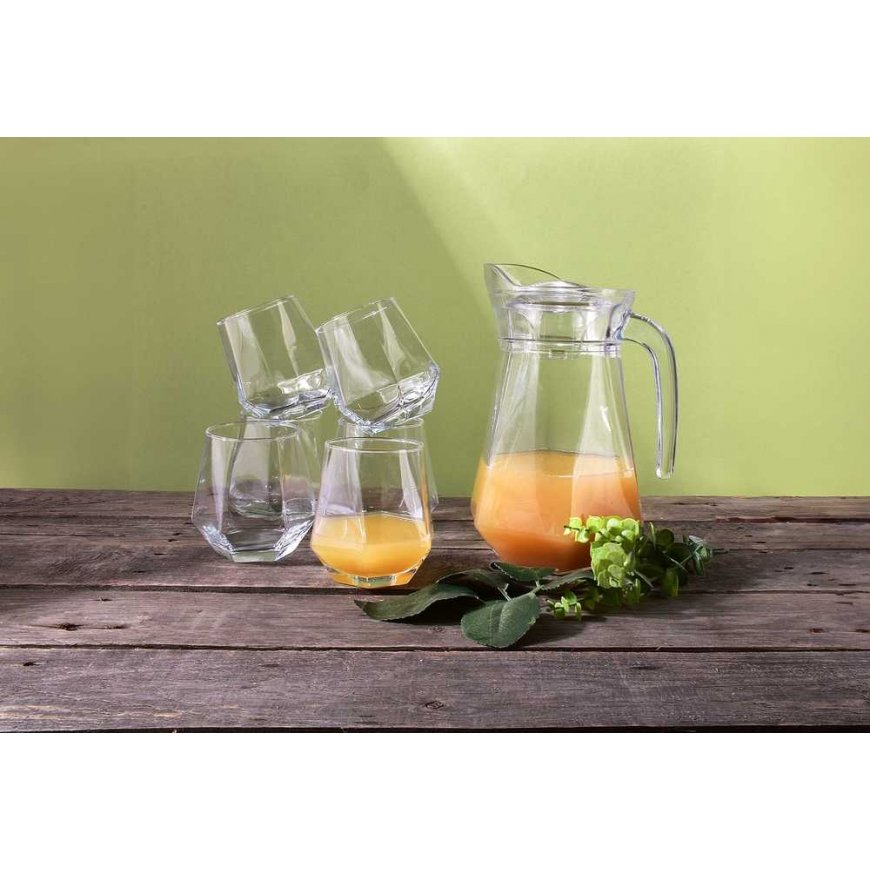 Mondex ADEL Set of jug and 6 glasses 1.4L 6x330ml – 2
