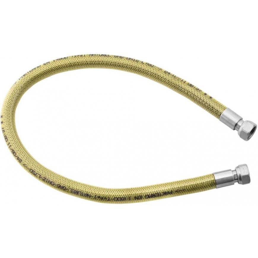 Steel coated hose for gas with PVC Ferro, straight, 2 m – 2