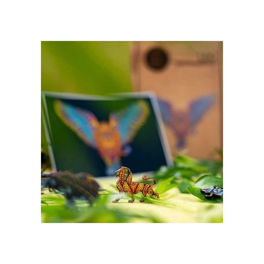 Fantasy Puzzles Leo Wooden Puzzle M Size (170 pieces) – 3