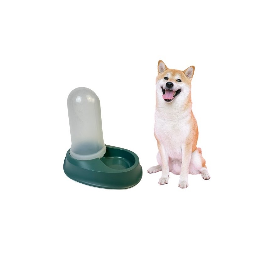 Feeder|waterer Chic 3,5L 37,8x25x34cm green – 2