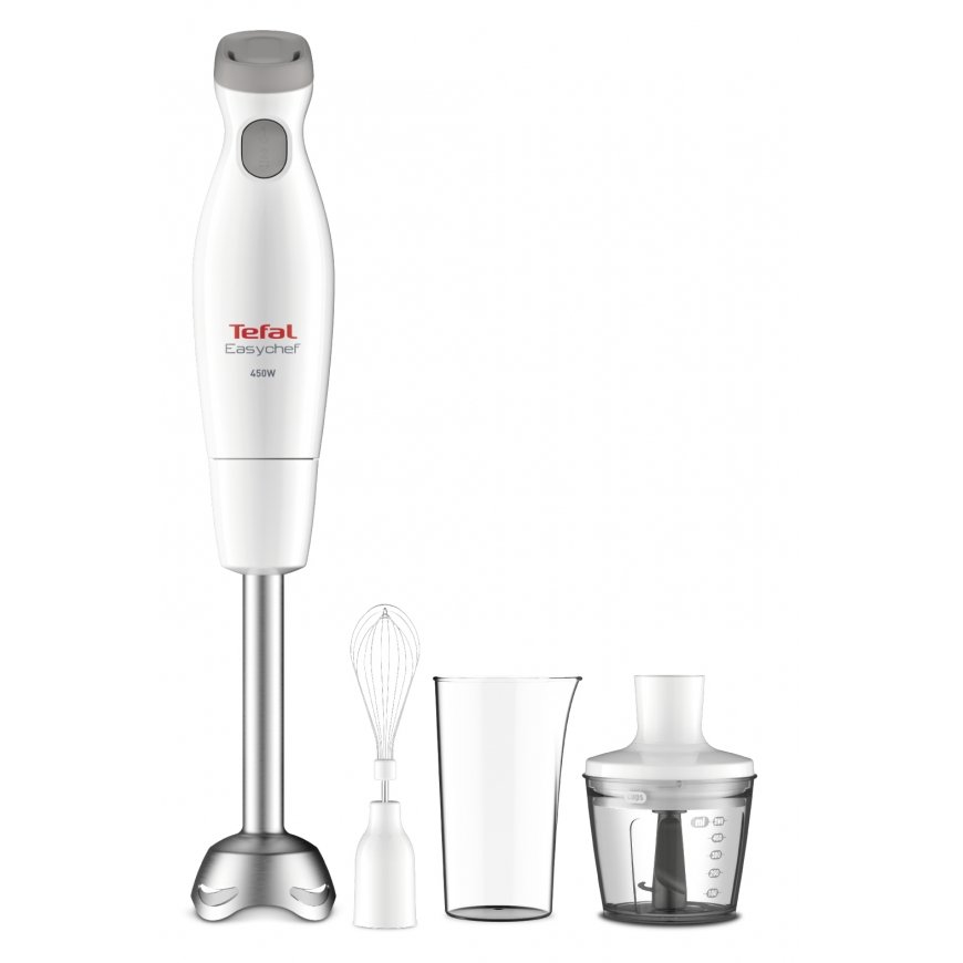 Tefal HB4531 trintuvas 0,8 L Panardinamas maišytuvas 450 W Nerūdijančiojo plieno, Balta