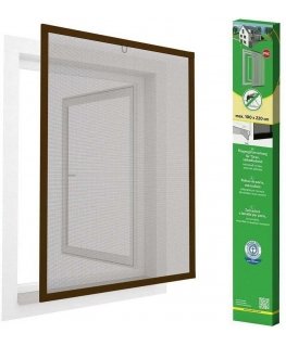 Easy Life Mako ALU MOSQUITO WINDOW NET 100X120 BROWN