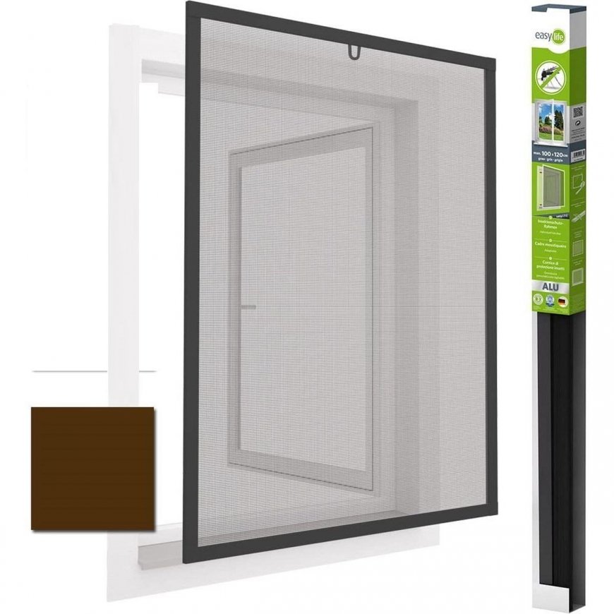 Easy Life Mako ALU MOSQUITO WINDOW NET 100X120 BROWN – 3