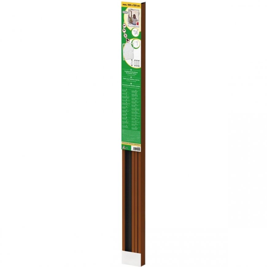 Easy Life Mako ALU MOSQUITO WINDOW NET 100X120 BROWN – 4