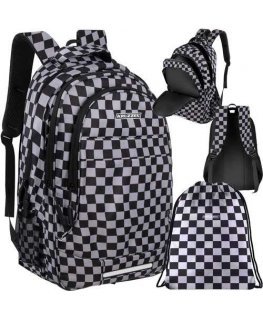 30L backpack - checkerboard Kruzzel 24531
