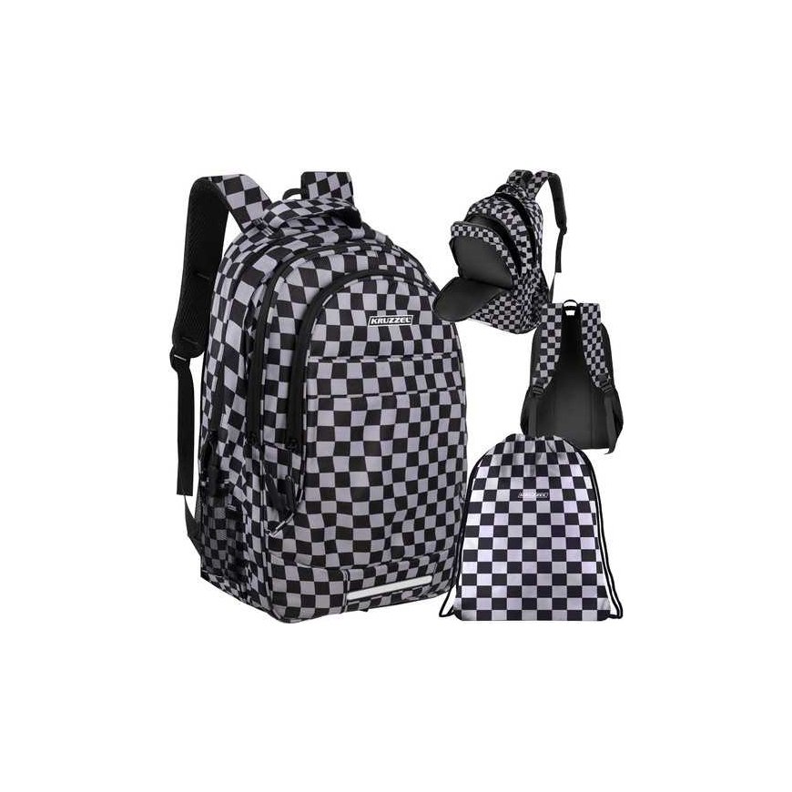 Kruzzel 30L backpack - checkerboard Kruzzel