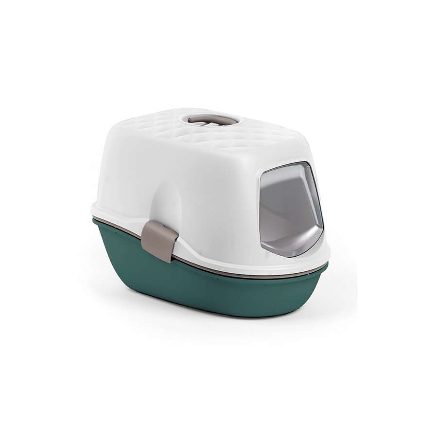 Cat toilet closed Furba Top Chic 58.5x39.4x42.7cm white|green