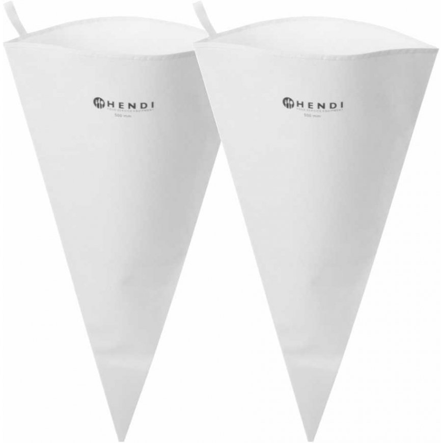 Bag dough cone for piping and decorating 50 cm, 2 pcs. - Hendi 550526