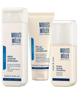 Xmas Set Set Marlies Moller: Lift-Up, Hair Conditioner, For Volume, 100 ml + Finally Strong, plaukų purškiklis, For Styling, Str